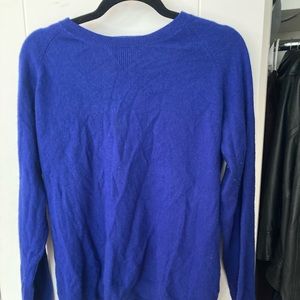 Ines de la Fressange Uniqlo Blue Cashmere sweater XL